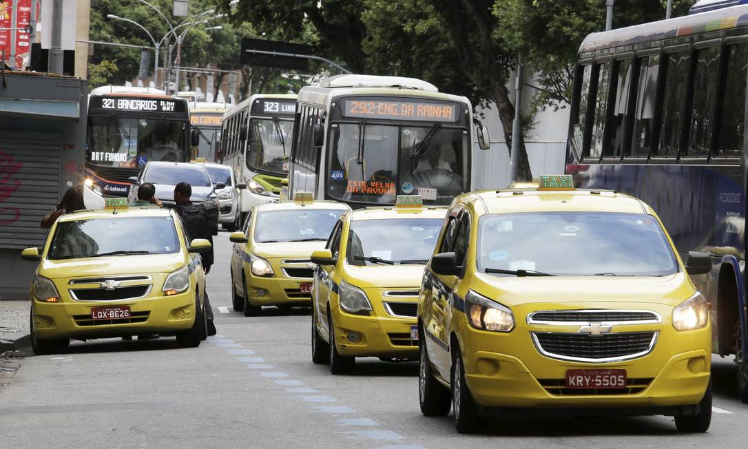 Táxi no Rio de Janeiro