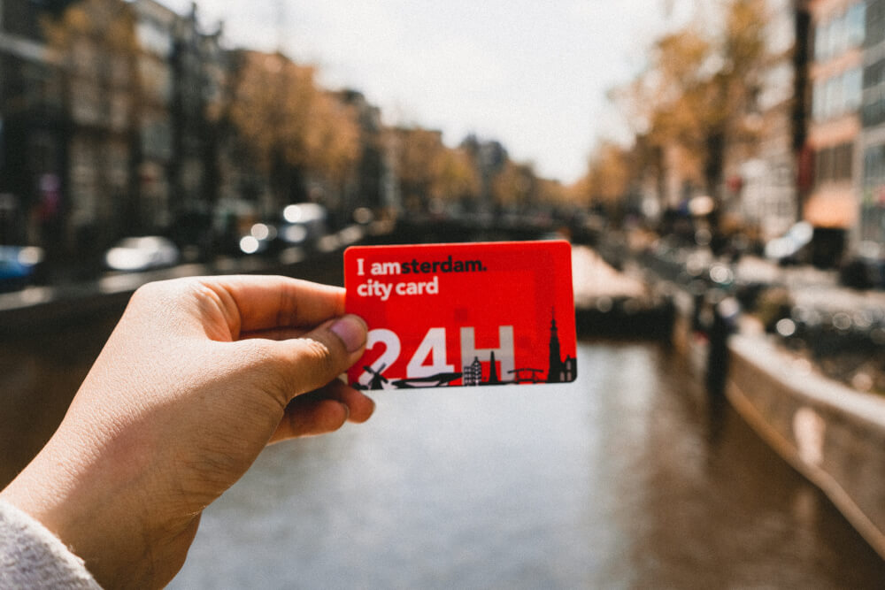 Cartão “I Amsterdam”